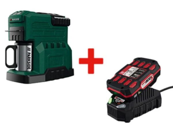 Coffee Machine + Battery Charger